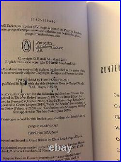 First Person Singular Haruki Murakami. Signed UK 1st Edition/Printing + Bonus