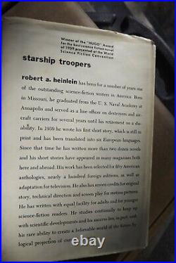 First edition/2nd imp. Starship Troopers signed by Robert A Heinlein at Apollo