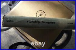 First edition/2nd imp. Starship Troopers signed by Robert A Heinlein at Apollo