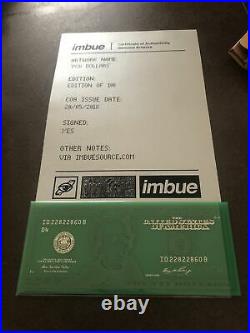 First edition! Imbue PCB Dollar 100 Exemplaires Signed