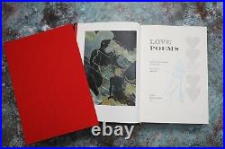 Folio Society Imtiaz Dharker Love Poems double-signed remarqued first edition