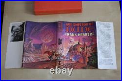 Frank Herbert (1981)'God Emperor of Dune', UK signed first edition