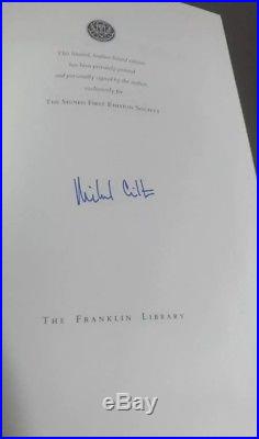 Franklin Library The Lost World Signed First Edition Michael Crichton VG+/NF