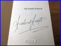 Frederick FORSYTH The Fourth Protocol Signed 1st Edition 1984 Good Condition