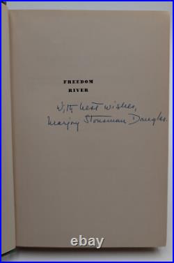 Freedom River Marjory Stoneman Douglas SIGNED First Edition 1953 HC/DJ