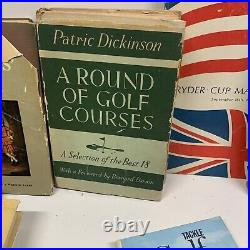 GOLF BOOK BUNDLE RARE 1st ED Bernard Darwin Aberdovey Peter Burles 1996 V53