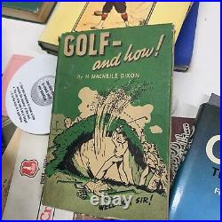 GOLF BOOK BUNDLE RARE 1st ED Bernard Darwin Aberdovey Peter Burles 1996 V53