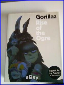 GORILLAZ Rise of the Ogre Book! SIGNED! Hewlett Albarn first edition hardback