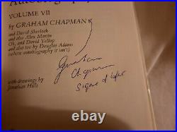 GRAHAM CHAPMAN Monty Python Signed 1st edition A Liars Autobiography Hardback