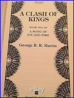 Game Of Thrones 1/1 First Edition Song Of Ice & Fire Signed