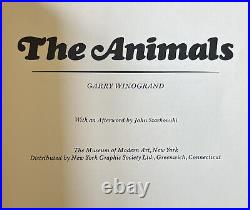Garry Winogrand, The Animals SIGNED 1969 First Edition Paperback, Extremely Rare