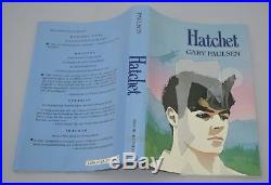Gary Paulsen SIGNED & Inscribed Hatchet First Edition First Printing