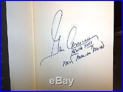 Gene Cernan Signed Book First Edition First printing Apollo 17
