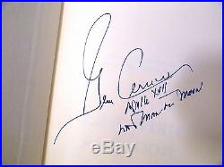 Gene Cernan Signed Book with Photos First Edition First printing Apollo 17 1st