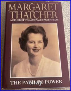 Genuine- SIGNED MARGARET THATCHER book THE ROAD TO POWER-1st Ed. USA-RARE