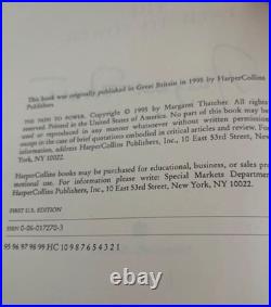 Genuine- SIGNED MARGARET THATCHER book THE ROAD TO POWER-1st Ed. USA-RARE