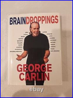 George Carlin-brain Droppings Signed First Edition Hc/dj