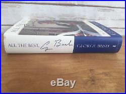 George H. W. Bush Signed Autographed Hardcover All The Best Book First edition