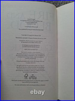 George R R Martin Signed First Edition Fire And Blood Game Of Thrones