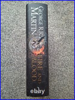 George R R Martin Signed First Edition Fire And Blood Game Of Thrones George R R Martin Signed First Edition Fire And Blood Game Of Thrones