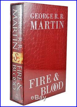 George RR Martin FIRE AND BLOOD Signed First Edition US Sealed COA