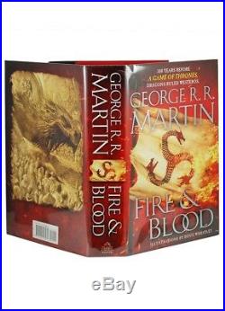 George RR Martin FIRE AND BLOOD Signed First Edition US Sealed COA