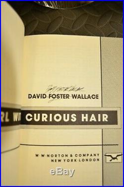 Girl With Curious Hair David Foster Wallace Hardcover First Edition signed