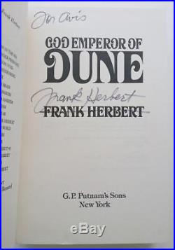 God Emperor of Dune by Frank Herbert (First Edition) Signed