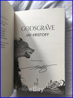 Godsgrave, Jay Kristoff The Nevernight Chronicles 1st EDITION SIGNED Black Edges