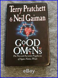 Good Omens by Neil Gaiman, Terry Pratchett Hardback First Edition Signed by both