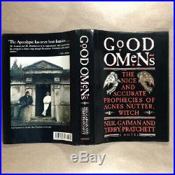 Good Omens by Neil Gaiman & Terry Pratchett (Signed by Both, First Edition)