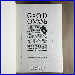 Good Omens by Neil Gaiman & Terry Pratchett (Signed by Both, First Edition)