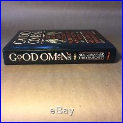 Good Omens by Neil Gaiman & Terry Pratchett (Signed by Gaiman, First Edition)