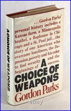 Gordon Parks Signed First Edition 1966 A Choice of Weapons Autobiography HC withDJ
