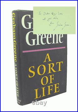 Graham GREENE / A Sort of Life Signed 1st Edition 1971