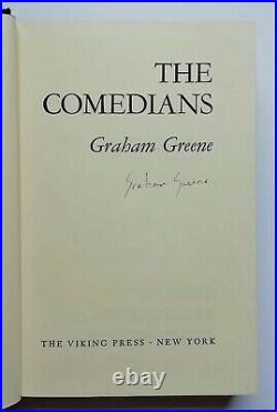Graham Greene'The Comedians' Signed 1st Edition 1966
