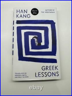 Greek Lessons Han Kang Signed First Edition Hardback Hamish Hamilton 2023