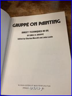 Gruppe On Painting Signed By Emile Gruppe First Edition Direct Techniques In Oil