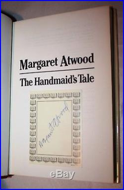 HANDMAID'S TALE SIGNED Margaret Atwood 1st/1st Edition True First Edition