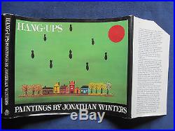 HANG-UPS SIGNED by JONATHAN WINTERS His Paintings First Edition