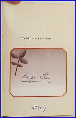 HARPER LEE To Kill a Mockingbird SIGNED FIRST EDITION