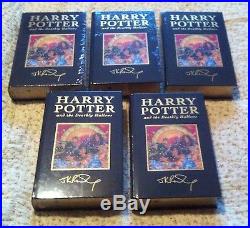 HARRY POTTER AND THE DEATHLY HALLOWS FIRST EDITION 1st deluxe sealed RARE