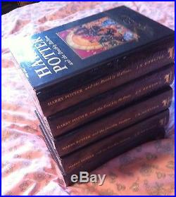 HARRY POTTER AND THE DEATHLY HALLOWS FIRST EDITION 1st deluxe sealed RARE