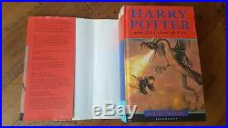 Harry Potter And The Goblet Of Fire J K Rowling Signed First Edition
