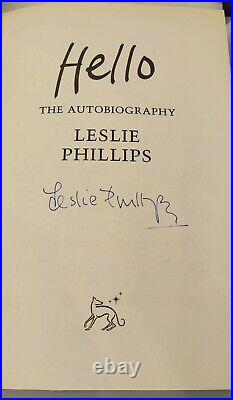 HELLO Leslie Phillips SIGNED Autobiography 1st/1st 2006 Carry On Harry Potter