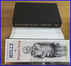 HOLLY-STEPHEN KING. USA FIRST Ed. & SIGNED Limited Edition Glenn Chadbourne Cover