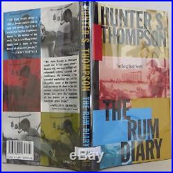 HUNTER S. THOMPSON The Rum Diary INSCRIBED FIRST EDITION