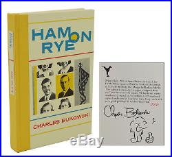 Ham on Rye CHARLES BUKOWSKI Signed Limited First Edition 1st 1982 Black Sparrow