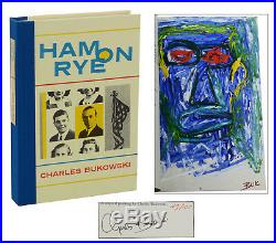 Ham on Rye by CHARLES BUKOWSKI Signed with Original Painting First Edition 1982