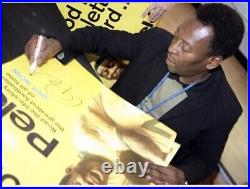 Hand Signed Pele Book Brazil First Edition Autobiography London Book Signing
